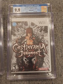 Nintendo Wii Resident Evil Archives RE One & Castlevania Judgment CGC Graded