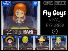NEW ONE PIECE x Fly Guys/CultureFly 4" Vinyl Figurines LUFFY-NAMI MORE