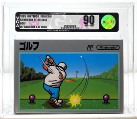 Golf Nintendo Famicom Japanese NES New 1985 Factory Sealed VGA Graded 90 TOP POP