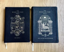 Word on Fire Bibles Gospels Acts Letters Revelation Black Leather NRSV-CE