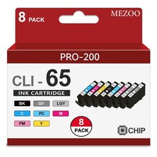 CLI-65 CLI65 Ink Cartridge with Chip High Capacity Compatible with Canon CLI6...