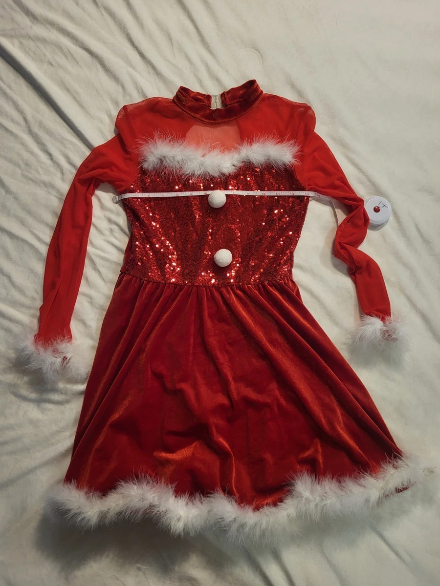 knee length dresses for ladies Susanne Lively Girls Red Christmas Party Dress - Red Skirt & Sash