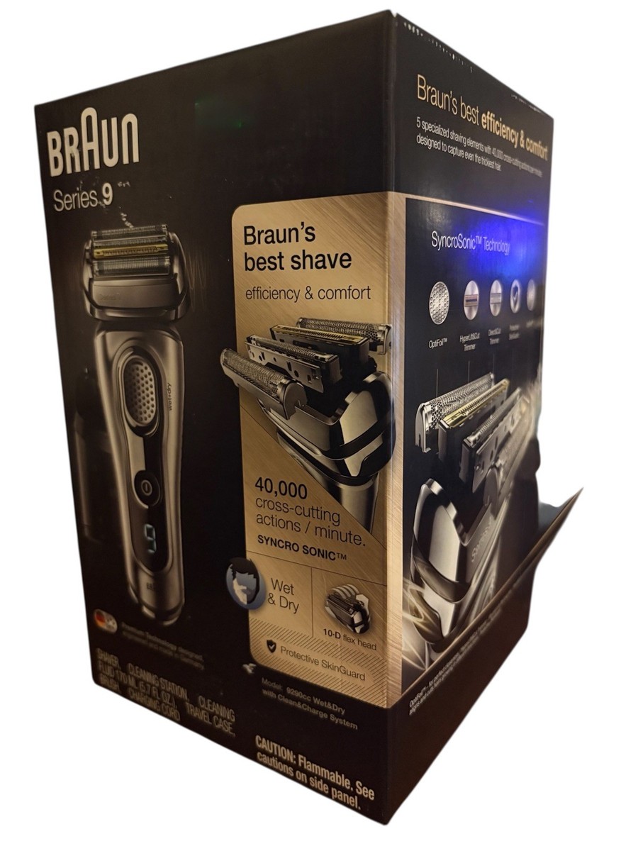 Braun Series 9 9090 CC Men's Electric Shaver - Silver for sale