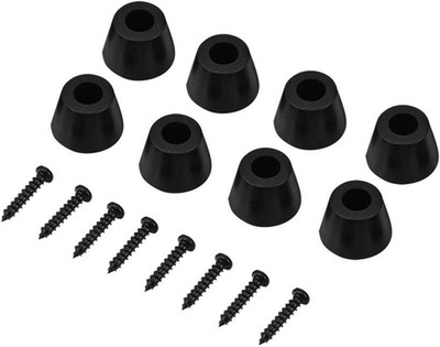 ASHATA 8 Pcs 30X20Mm Rubber Feet Anti-Vibration Base Pad Stand for Speaker Guita