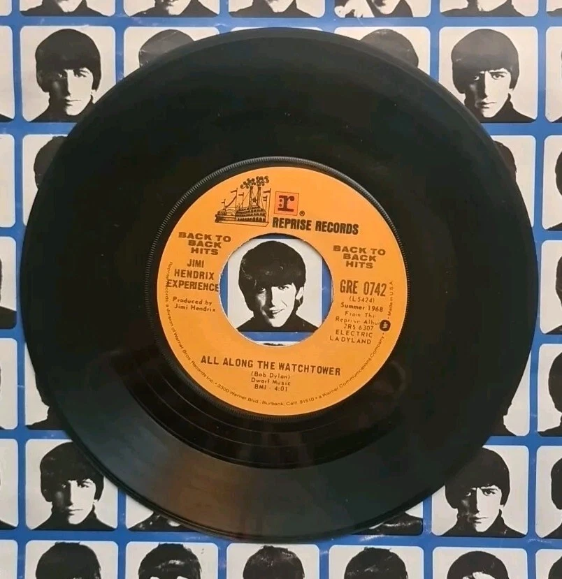 Jimi Hendrix Experience 45 7" Vinyl All Along The Watchtower / Crosstown Traffic - Image 2 of 4