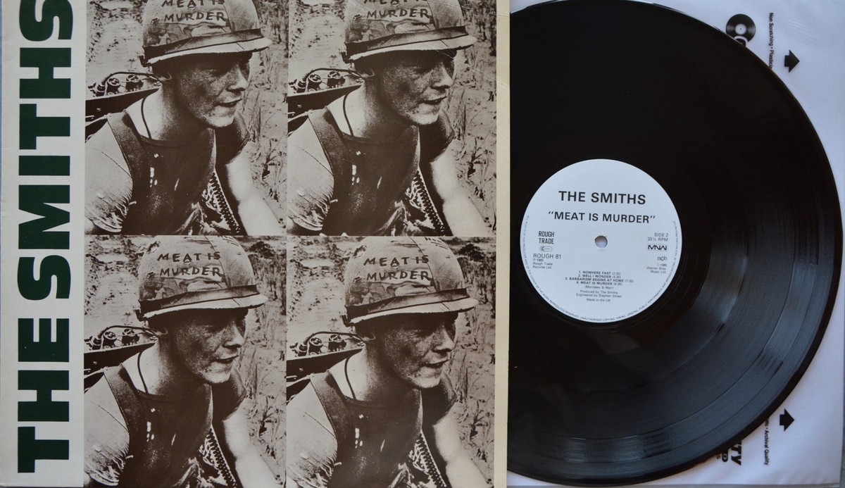 The Smiths~Meat Is Murder First Press Rough Trade 81 Sweden Vinyl  