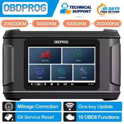 Auto Kilometerstand Einstellung Tablet Diagnosegerät Kilometerzähler Korrektur OBDPRO M500 UK