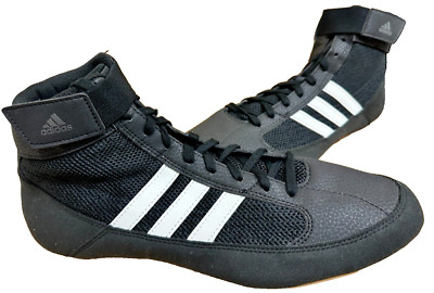 Adidas Men's HVC 2 Lace Up Athletic Wrestling Shoes Black/White Size:9 91J