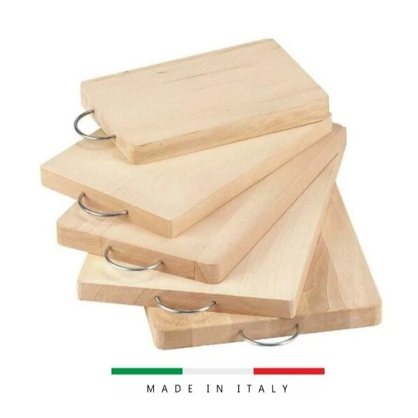 TAGLIERE IN LEGNO DI FAGGIO CON MANIGLIA IN ACCIAIO MADE IN ITALY VARIE MISURE - Image 3 of 4