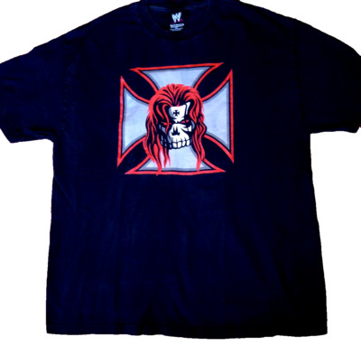WWE Shirt TRIPLE H The Game HHH Iron Skull Cross & Crown WRESTLEMANIA Biker XL