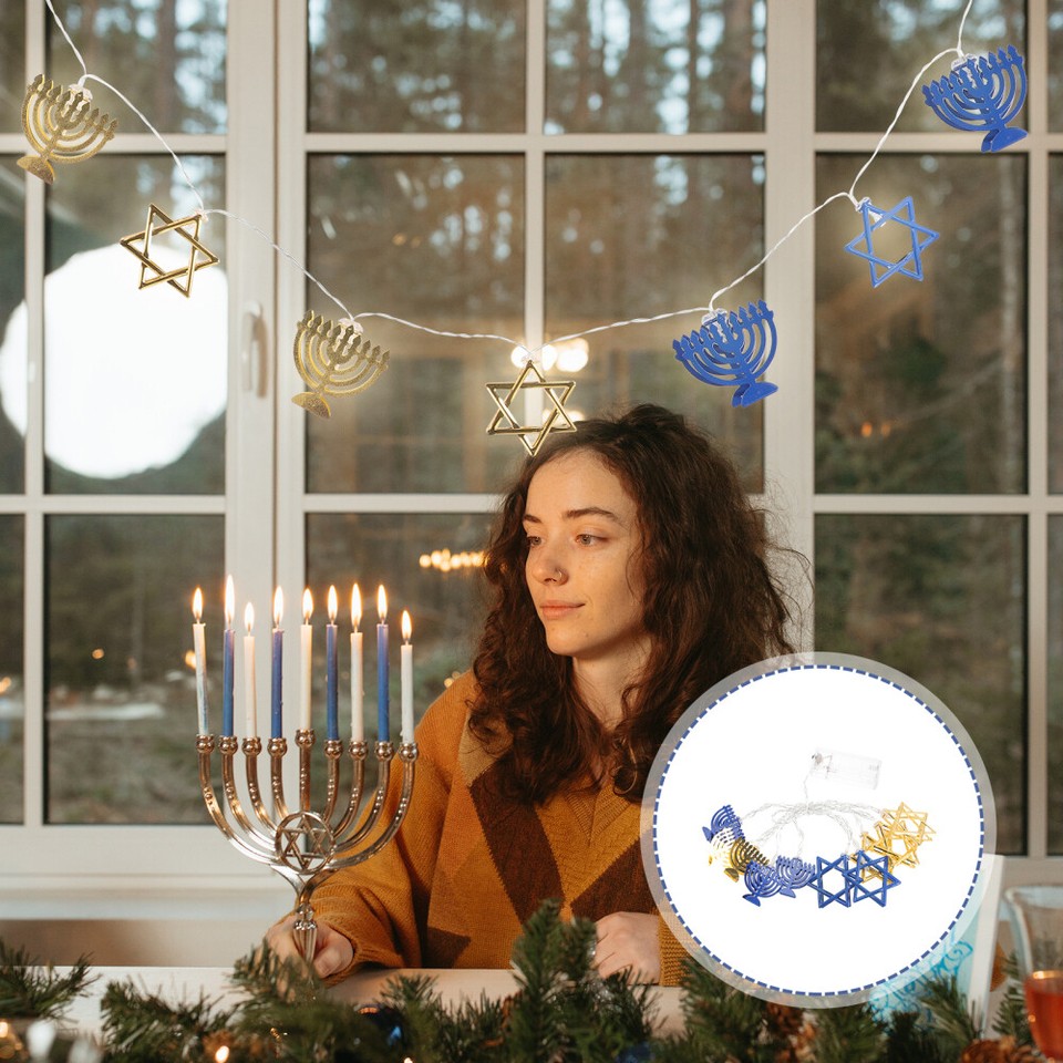 Hanukkah Fairy Lights Battery LED Name Sign Diwali Indoor Chanukah eBay