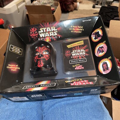 New Star Wars Episode I Darth Maul Rubik's Cube Puzzle 1999 Factory Sealed