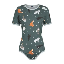 ODU *NEW* Wolves Adult Diaper Cover / Bodysuit 
