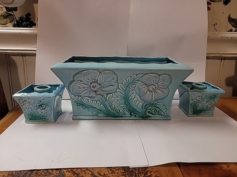 Vintage Stewart Of California 262 Candle Holders Console Bowl Planter 3...
