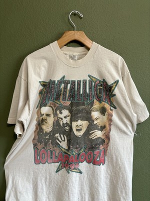 Vintage Metallica Lollapalooza T Shirt Mens XL Soundgarden Wutang 