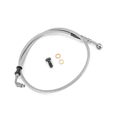 MOFUN 32" Stainless Steel Upper Brake Line Kit For Harley Softail FLSL ABS 18-24