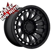 20 inch 20x9.5 Black Rhino Raid Matte Black wheel rim 6x135 +12