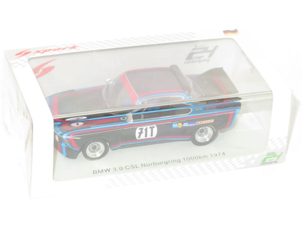 1/43 BMW 3.0 CSL  BMW Motorsport   Nurburgring 1000kms  1974 #71T  Stuck / Ickx - Image 2 of 4