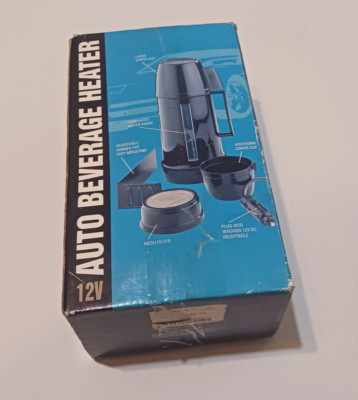 ,Auto Beverage Heater 12V Black Model TS-138