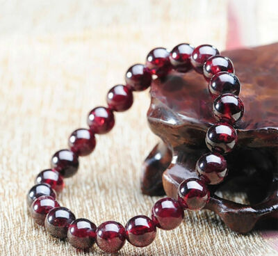 Natural Red Garnet Beads Round, 3mm 4mm 6mm 8mm 10mm 12mm In Full 15.5 - Foto 13