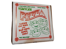 Nickelodeon Teenage Mutant Ninja Turtles Men's Retro Crew Socks