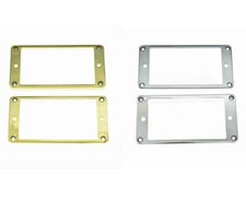 KAISH 2x Plastic Humbucker Pickup Ring Flat/Curved Bottom Frame for Epiphone LP