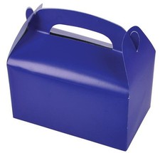 12 CAJAS DE GOLOSINAS AZULES PARA FIESTAS FAVORES BOLSAS DE REGALOS BAZAR PREMIO CESTA DE REGALO CARNAVAL