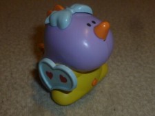 VINTAGE TAKARA LOVE MONSTER JAPAN WIND BACK TOY PURPLE DINOSAUR POCKET DINO NOS