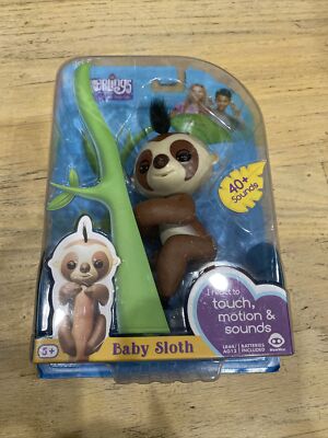 Fingerlings Sloth Authentic WowWee Kingsley Fingerling