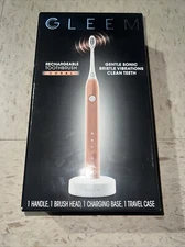 Gleem Rechargeable Electric Toothbrush Kit, Coral, Midnight