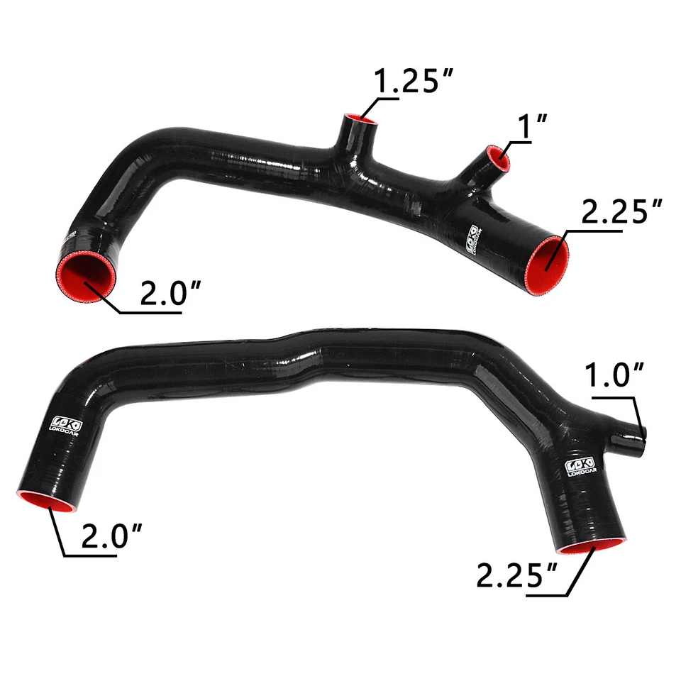 Tubo de mangueira de entrada de silicone 2" compatível para BMW N54 135i 335i 535i Z4 3.0L - Imagem 2 de 4