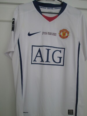Manchester United 2008-2009 Giggs CL Final Football Shirt small