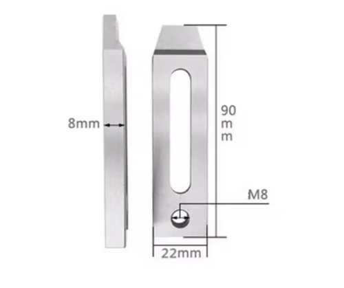 1Pz CNC Filo EDM Inox Jig Holder Piastra di Pressione per Bloccaggio Filettatura M8 Strumento - Foto 10 di 17