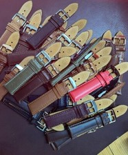 142 Size 20mm Mixed Colour Leather Watch Strap 50pcs