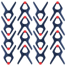WORKPRO 16PC Spring Clamp Set 3-3/8" Nylon Spring Clamp with Adjustable Jaw Pads