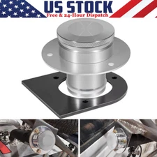 17-2530 Billet Aluminum Fuel Tank Filler Neck,Gas Cap &Mount Bracket For 2" Hose