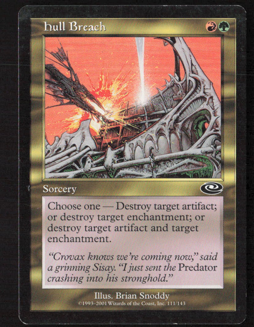 Hull Breach Planeshift #111 LP Magic The Gathering Common