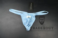 N2N Bodywear Men perry blue micro swim G-string thong swimwear size M L XL