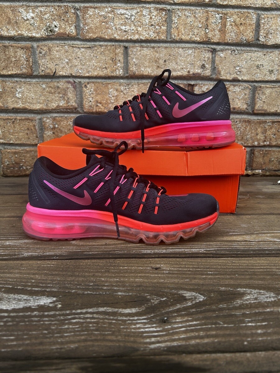 pink black orange air max