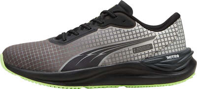 Puma Electrify Nitro 3 WTR FV Mens Running Shoes Black Cushioned Sports Trainers