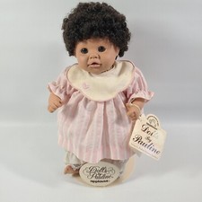Pauline Bjonness Jacobsen 1990's 8" Little Love African American Doll with Stand