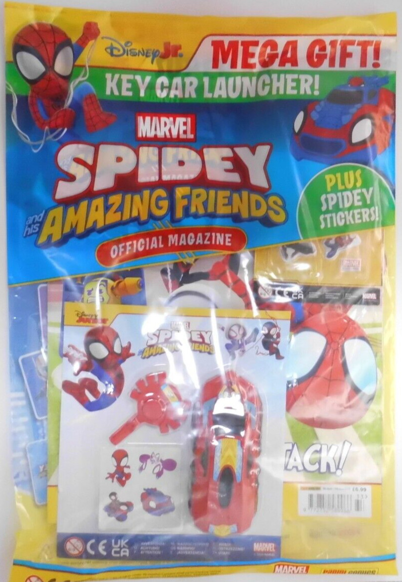 Marvel Spidey & His Amazing Friends Disney Junior magazine 9th April 2025 +Gift