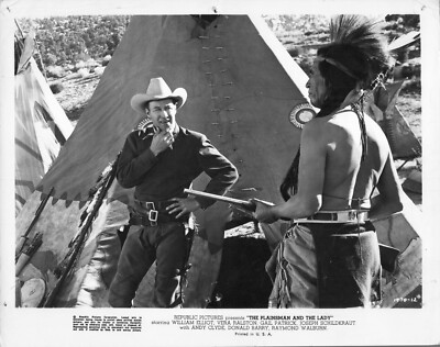 ORIGINAL KINO STILL FOTO FILM THE PLAINSMAN AND THE LADY BILL ELLIOT