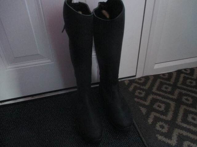 AYLSHAM WIDE FIT RIDING BOOT Tuffa Boots Black 46/12 Wide Calf