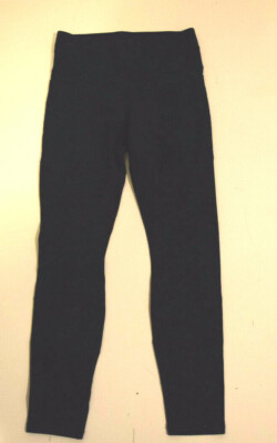 ACTIVE LIFE Womens Dark Sea Green Skinny Exercise Active Tight Moto Pants Sz L