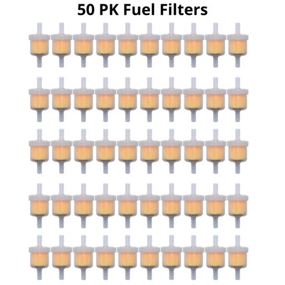 50Pcs Motor Inline Gas Oil Fuel Filter Small Engine For 1/4 - Foto 6