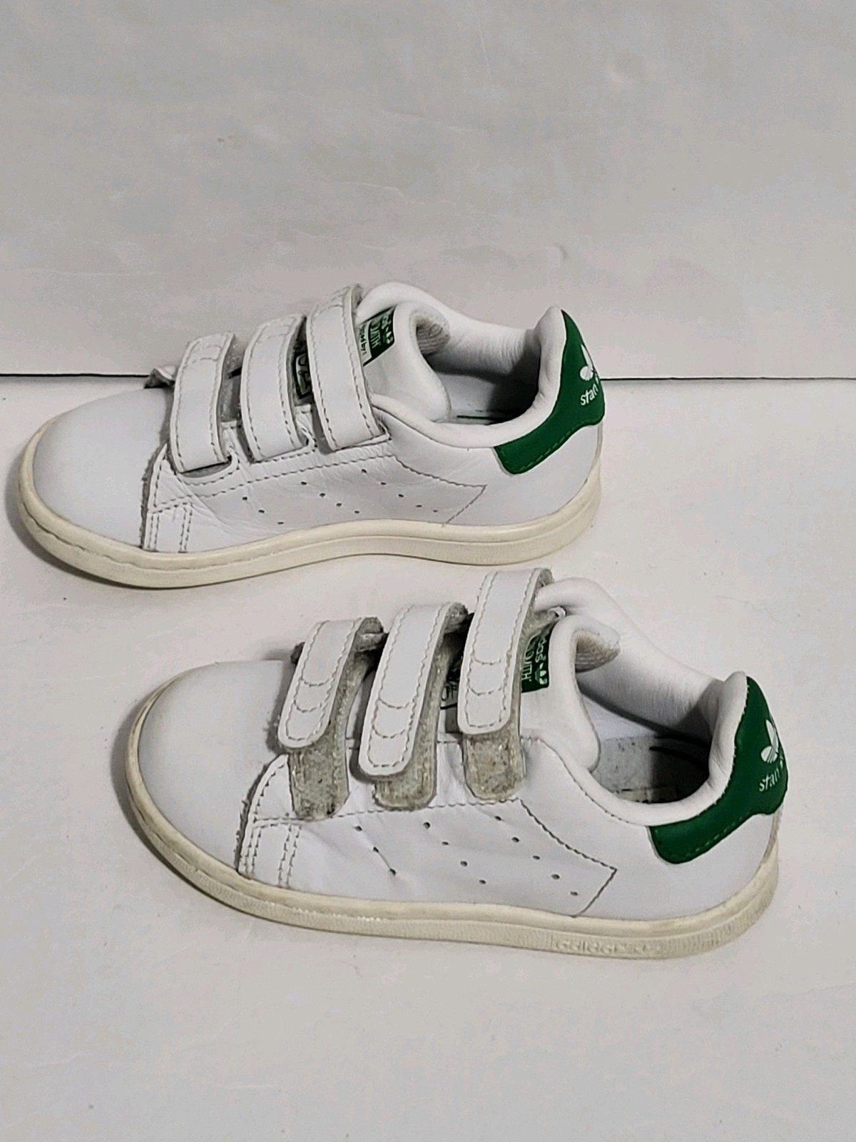 SAOLA Scarpe da ginnastica Adidas Stan Smith unisex bambino taglia 7K CF basse bianco verde