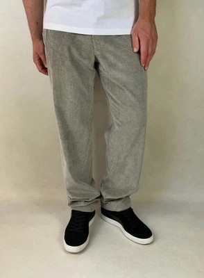 Vintage Made in Italy Samt Hose Straight Fit Straight 90% Baumwolle 10% Cash