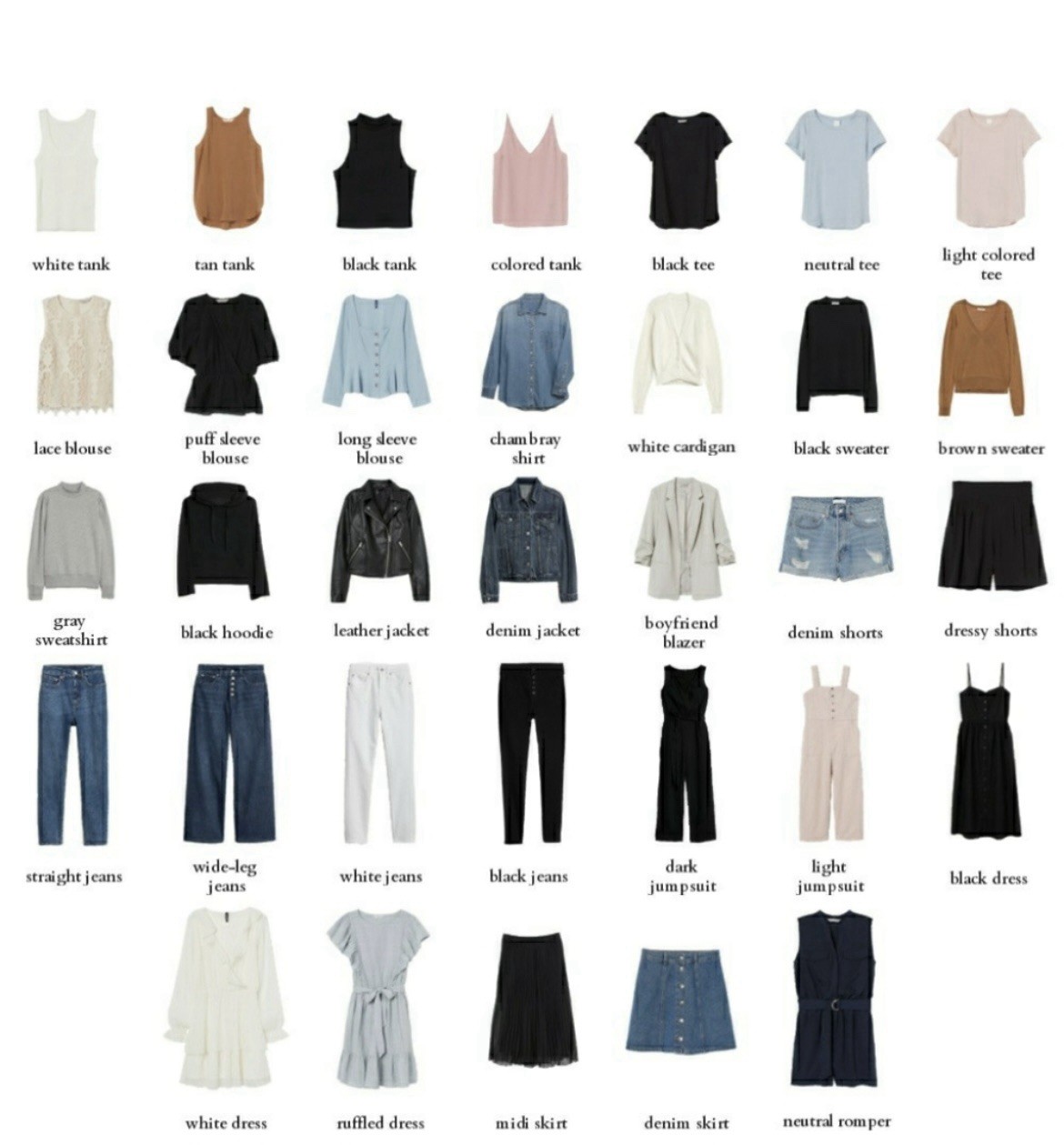 Spring/Summer Essentials Capusule Closet Women's … - image 3