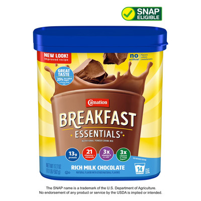 Carnation Breakfast Essentials Powder Protein Nutritional Shake Drink Mix, Rich